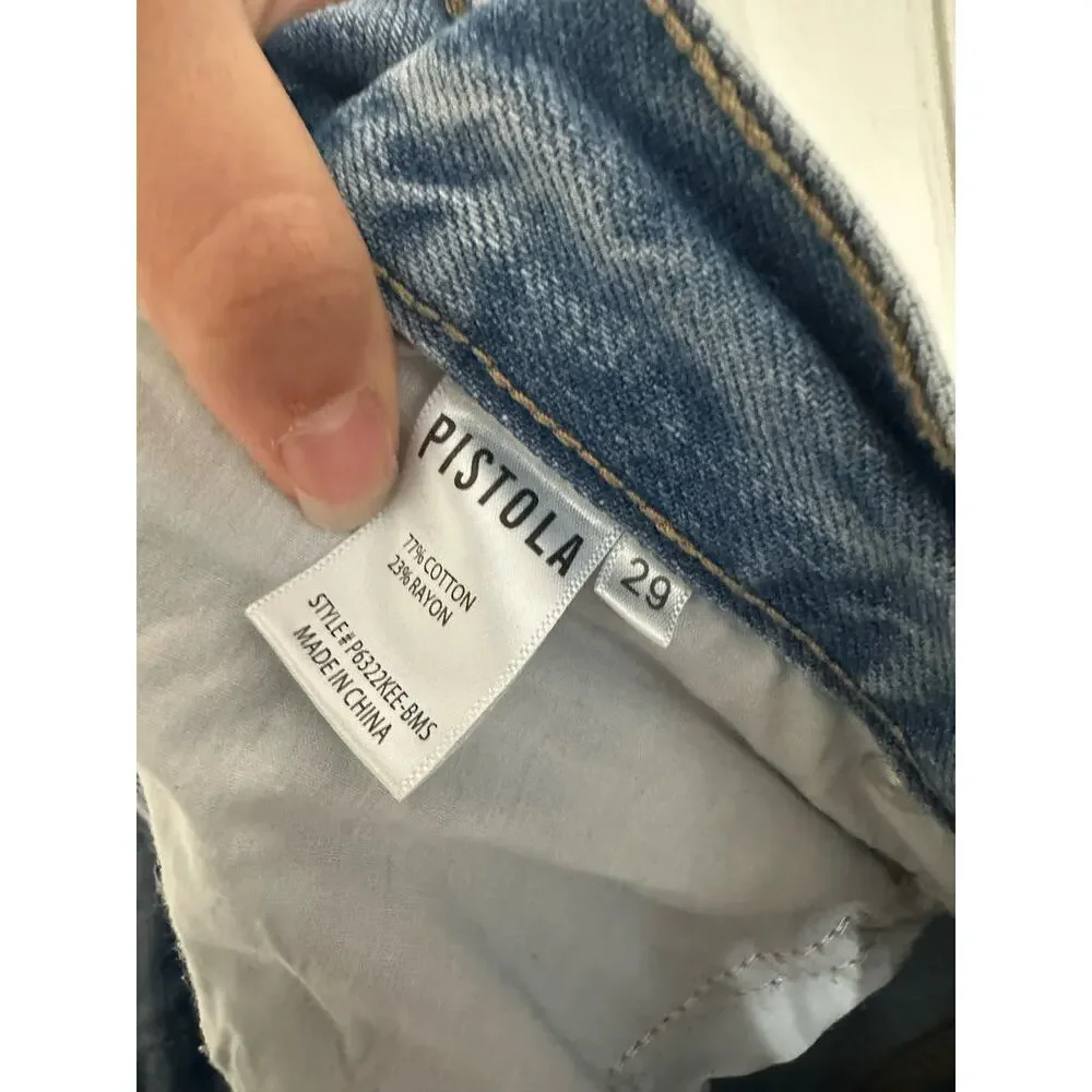 PISTOLA‎ Cassie Super High Rise Straight By My Side size 29  $138